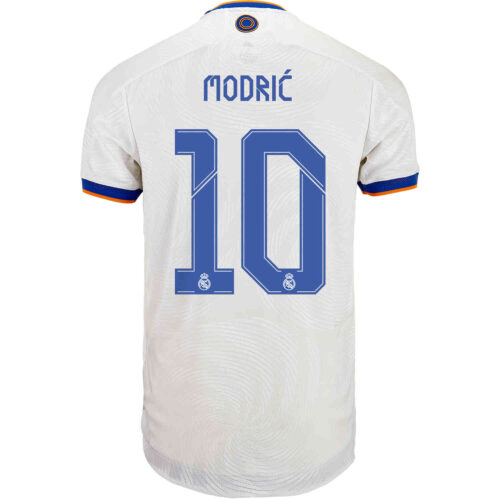 2021/22 adidas Luka Modric Real Madrid Home Authentic Jersey