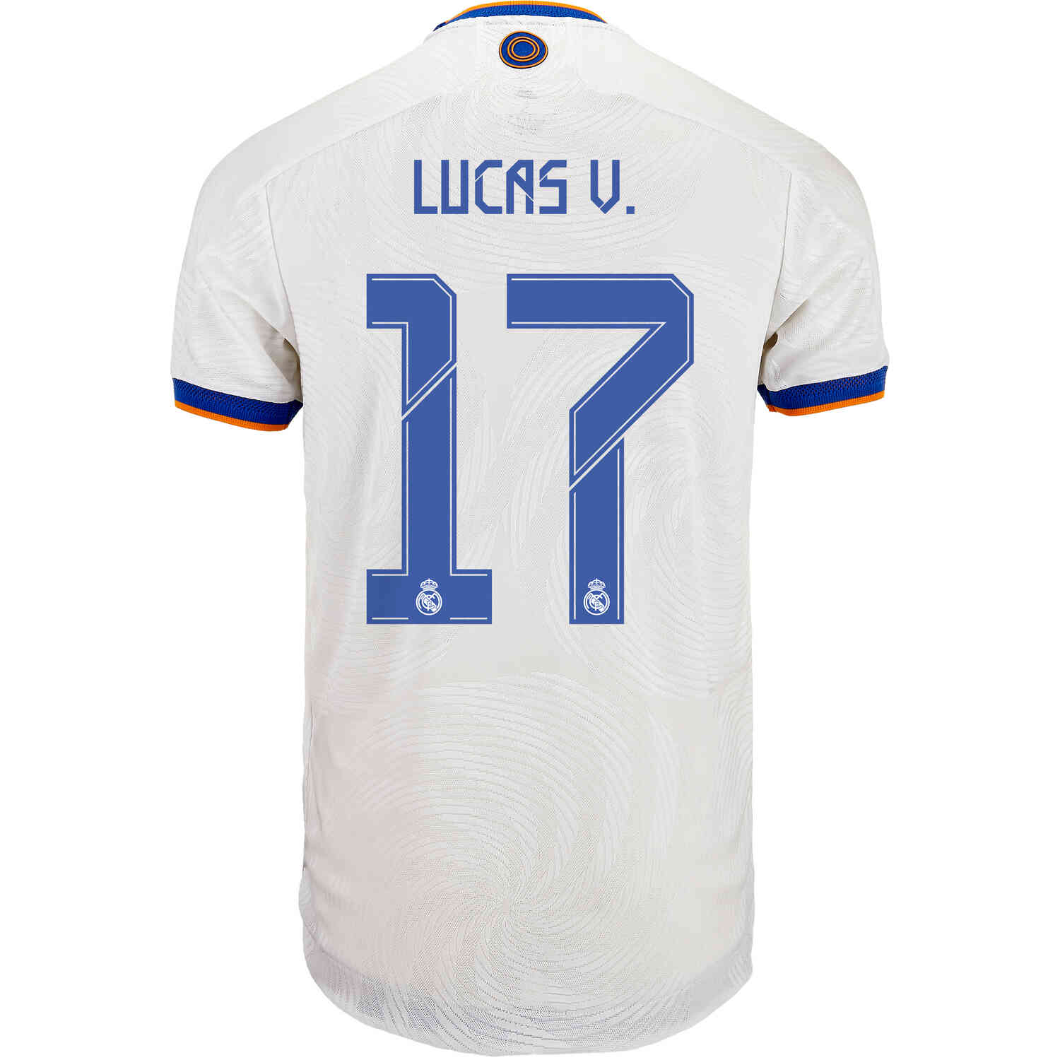 2021/22 adidas Lucas Vazquez Madrid Home Authentic Jersey SoccerPro
