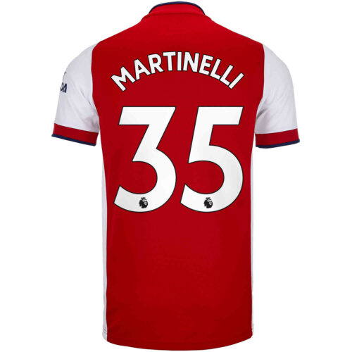 2021/22 Kids adidas Gabriel Martinelli Arsenal Home Jersey