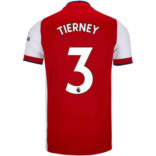 2021/22 Kids adidas Kieran Tierney Arsenal Home Jersey