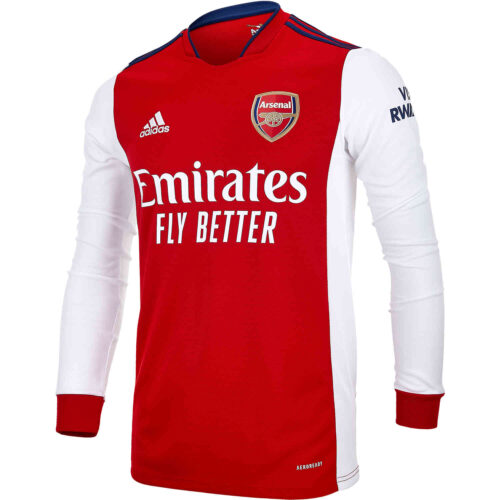 2021/22 adidas Reiss Nelson Arsenal L/S Home Jersey