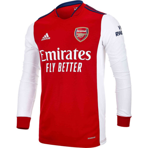 2021/22 adidas David Luiz Arsenal L/S Home Jersey