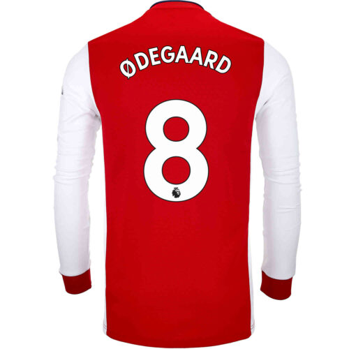 2021/22 adidas Martin Odegaard Arsenal L/S Home Jersey
