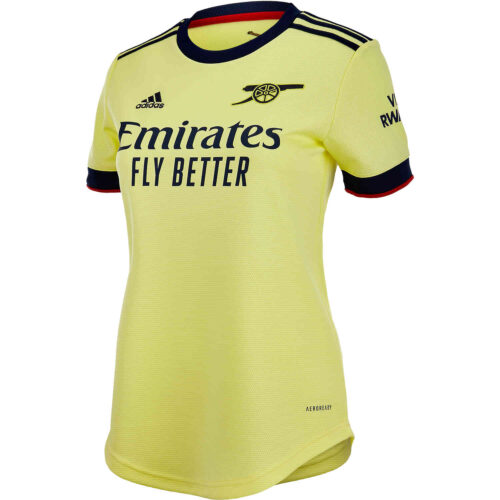 2021/22 Womens adidas Kieran Tierney Arsenal Away Jersey