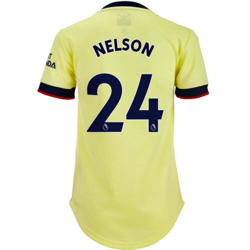 2021/22 Womens adidas Reiss Nelson Arsenal Away Jersey