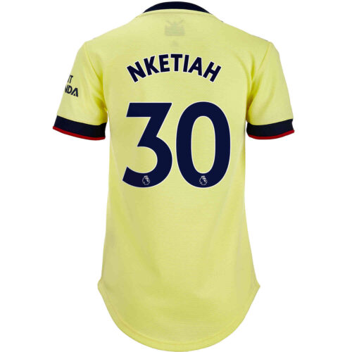 2021/22 Womens adidas Eddie Nketiah Arsenal Away Jersey
