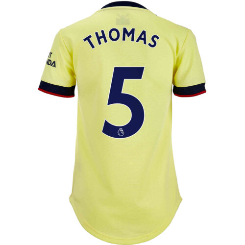 2021/22 Womens adidas Thomas Partey Arsenal Away Jersey