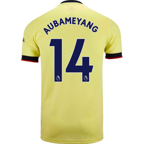 2021/22 Kids adidas Pierre-Emerick Aubameyang Arsenal Away Jersey