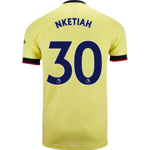 2021/22 Kids adidas Eddie Nketiah Arsenal Away Jersey