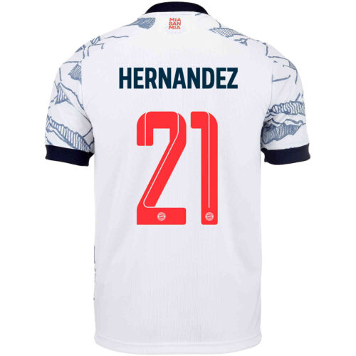 2021/22 Kids adidas Lucas Hernandez Bayern Munich 3rd Jersey