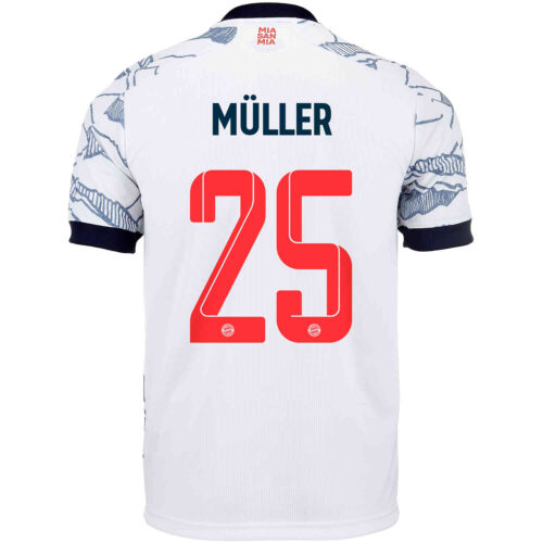 2021/22 Kids adidas Thomas Muller Bayern Munich 3rd Jersey