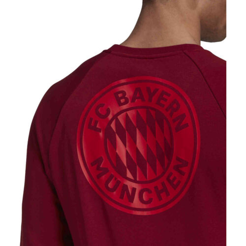 adidas Bayern Munich Graphic Crew Sweatshirt – Craft Red/FCB True Red