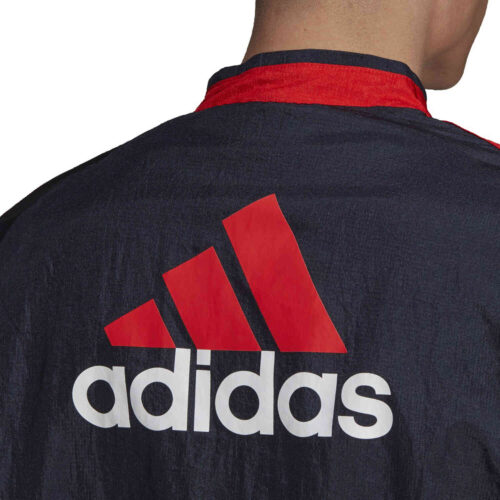 adidas Bayern Munich Icons Woven Jacket – Night Navy