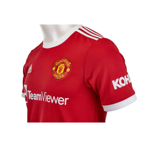 2021/22 Kids adidas Anthony Elanga Manchester United Home Jersey