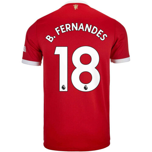 2021/22 Kids adidas Bruno Fernandes Manchester United Home Jersey
