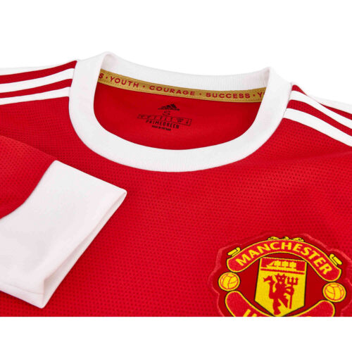 2021/22 adidas Raphael Varane Manchester United L/S Home Jersey