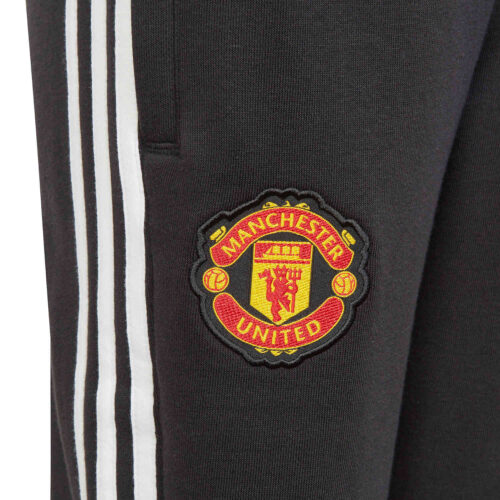 Kids adidas Manchester United Sweat Pants – Black