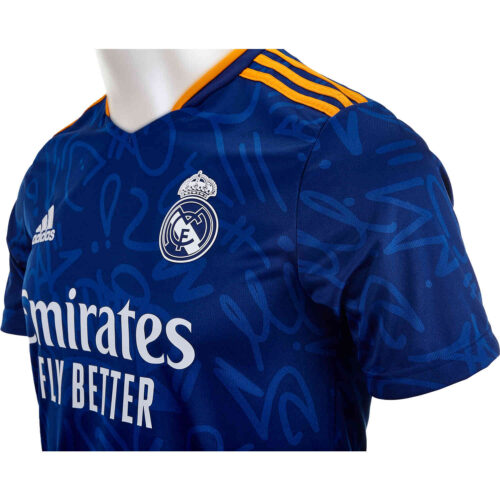 2021/22 Kids adidas David Alaba Real Madrid Away Jersey