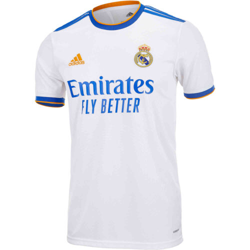 2021/22 Kids adidas Real Madrid Home Jersey