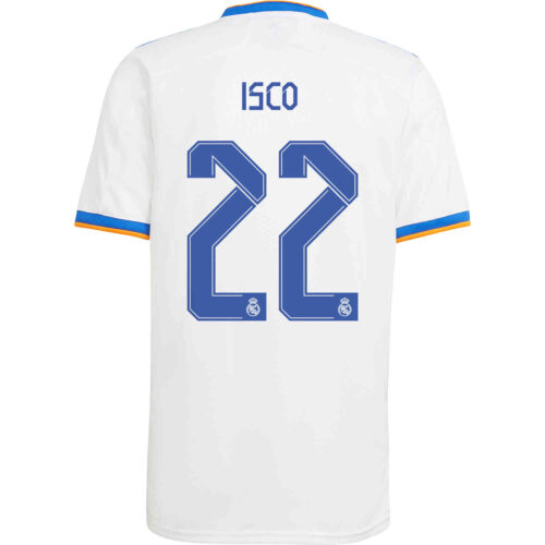 2021/22 Kids adidas Isco Real Madrid Home Jersey