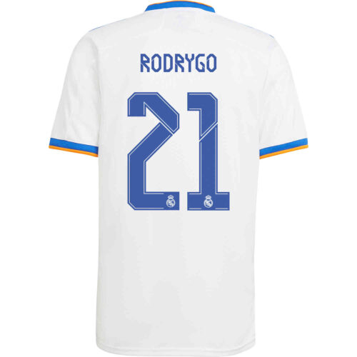 2021/22 Kids adidas Rodrygo Real Madrid Home Jersey