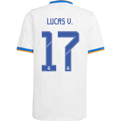 2021/22 Kids adidas Lucas Vazquez Real Madrid Home Jersey