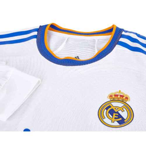 2021/22 adidas Marcelo Real Madrid L/S Home Authentic Jersey