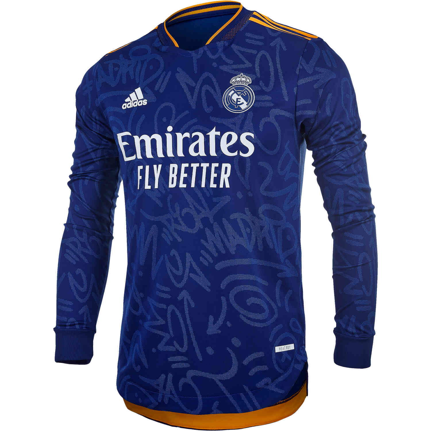 2021/22 adidas Real Madrid L/S Away Authentic Jersey - SoccerPro