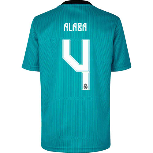 2021/22 Kids adidas David Alaba Real Madrid 3rd Jersey