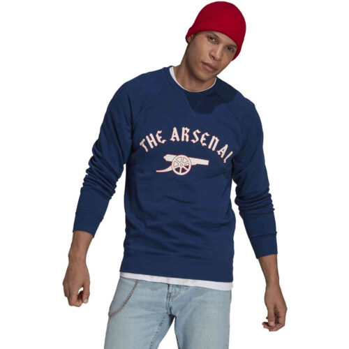 adidas Arsenal Graphic Crew – Mystery Blue