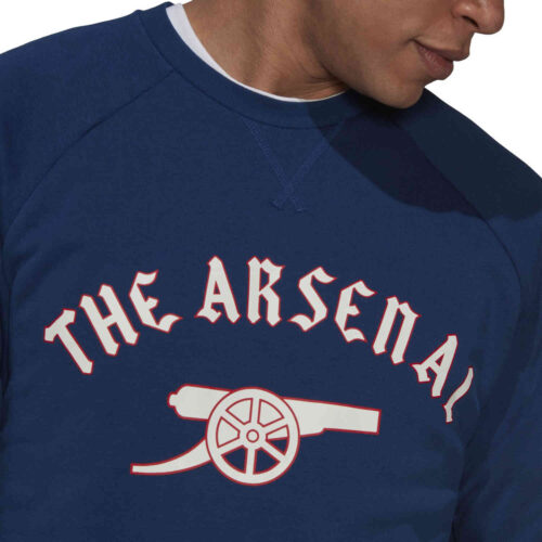 adidas Arsenal Graphic Crew – Mystery Blue
