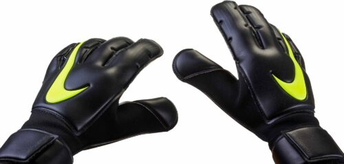 Nike Vapor Grip3 Goalkeeper Gloves – Black/Volt