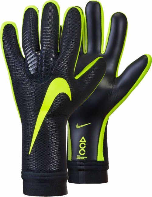 Nike Vapor Touch Goalkeeper Gloves – Black/Volt