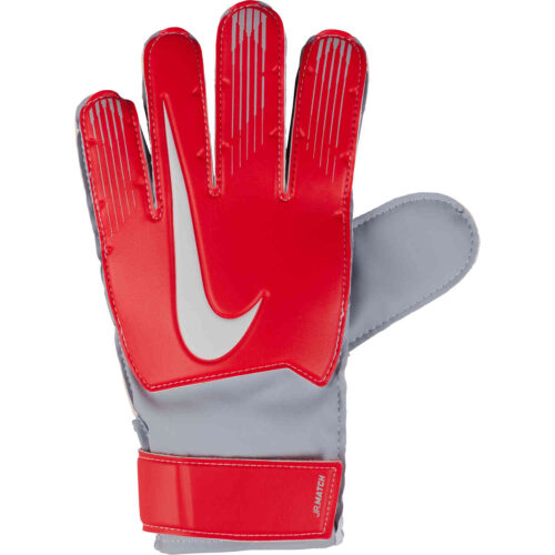 Nike Match Goalkeeper Gloves – Youth – Light Crimson/Wolf Grey/Pure Platinum