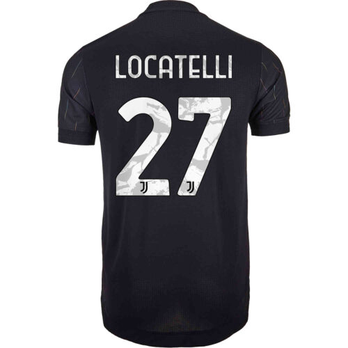 2021/22 adidas Manuel Locatelli Juventus Away Authentic Jersey