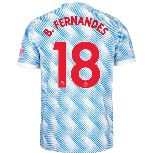2021/22 Kids adidas Bruno Fernandes Manchester United Away Jersey