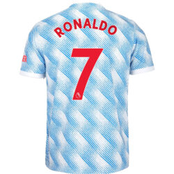 2021/22 Kids adidas Cristiano Ronaldo Manchester United Away Jersey -  SoccerPro