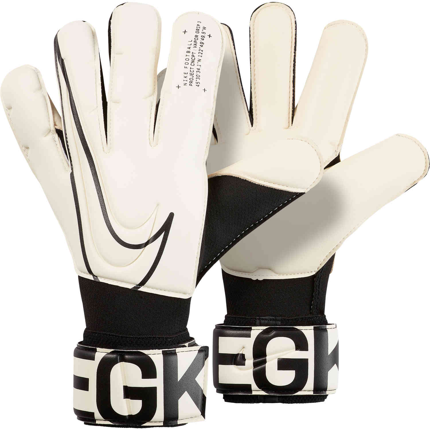affix boezem binnenkort Nike Vapor Grip3 Goalkeeper Gloves - White/Black - SoccerPro