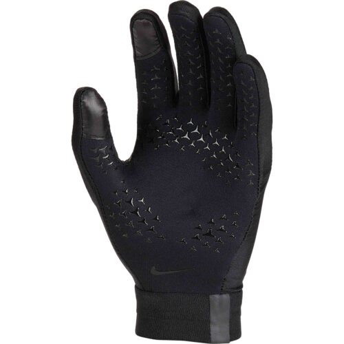 Kids Nike Air Academy Hyperwarm Fieldplayer Gloves – Black/Volt