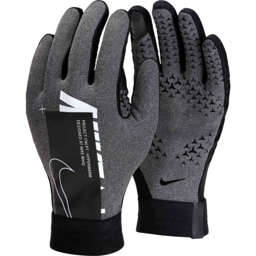 Kids Nike Air Academy Hyperwarm Fieldplayer Gloves – Charcoal Heather