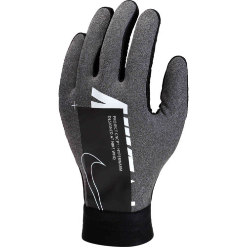 Kids Nike Air Academy Hyperwarm Fieldplayer Gloves – Charcoal Heather