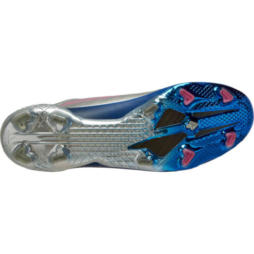 adidas F50 Ghosted UCL FG – Metallic Silver & Shock Pink with Navy