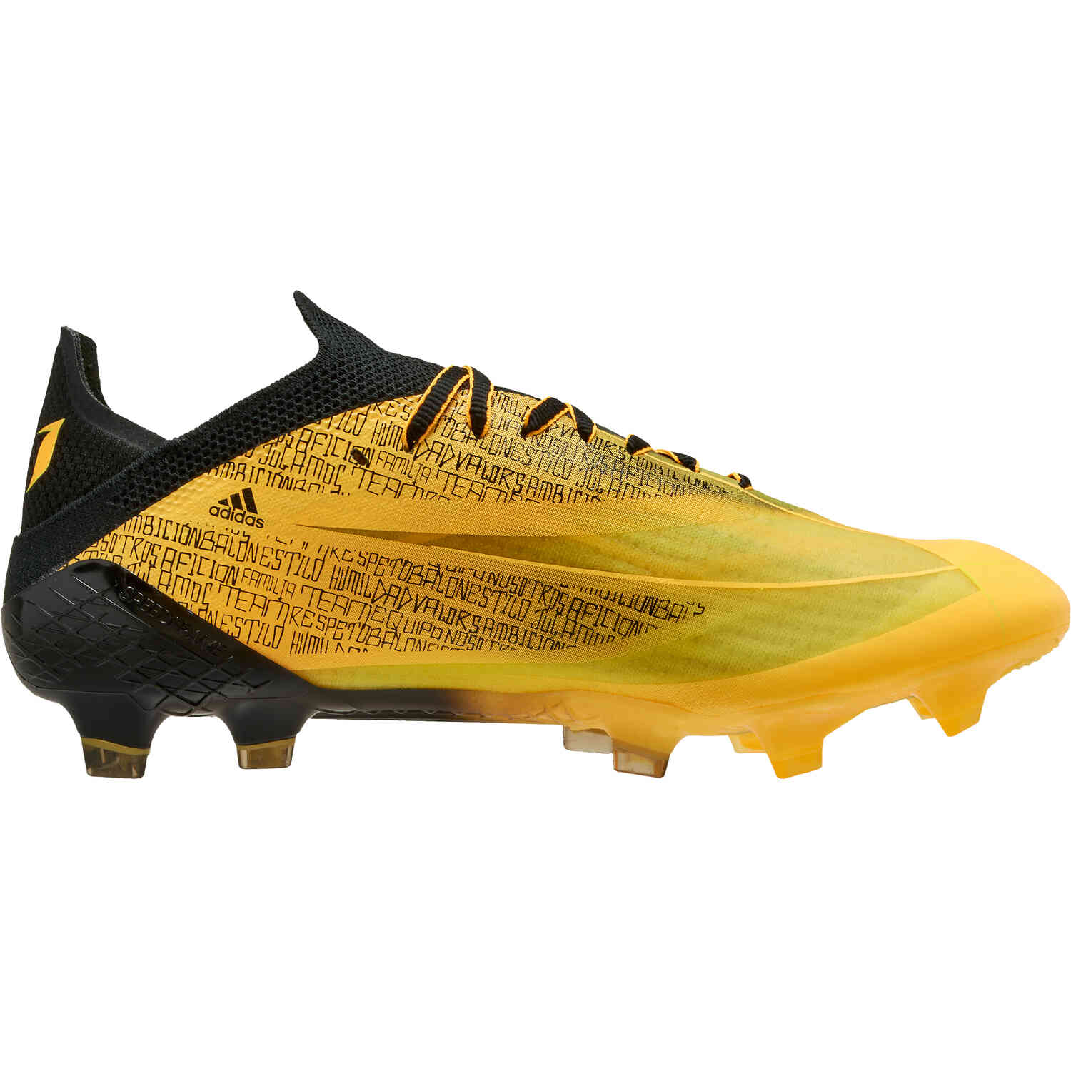 Gold bottom shop soccer cleats