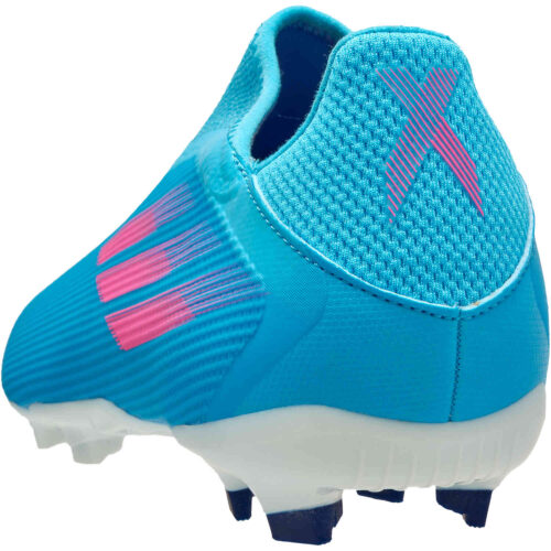 Kids adidas Laceless X Speedflow.3 FG – Sapphire Edge