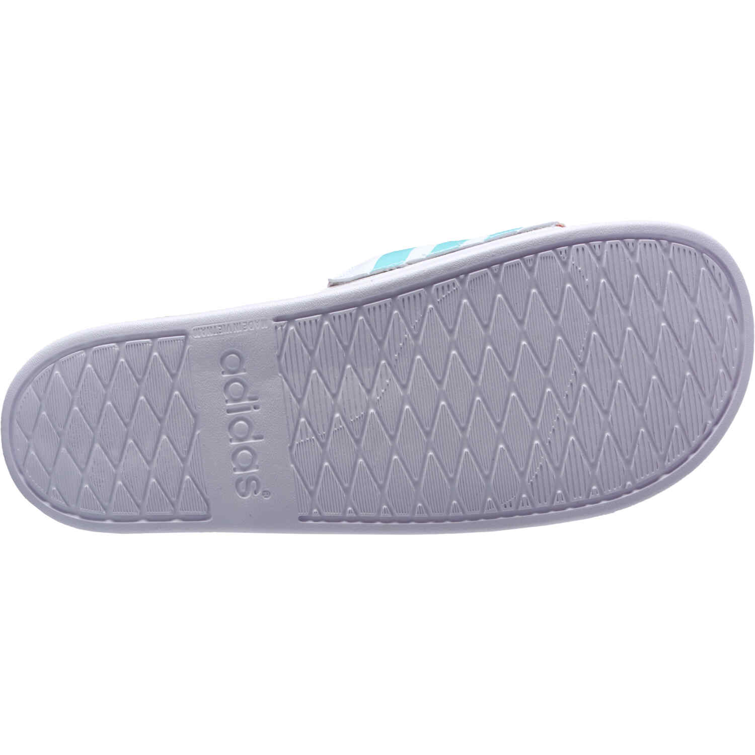 Adidas slides clearance white and blue