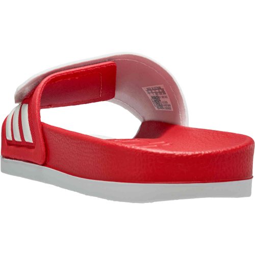 adidas Arsenal Adilette Slides – White & Scarlet