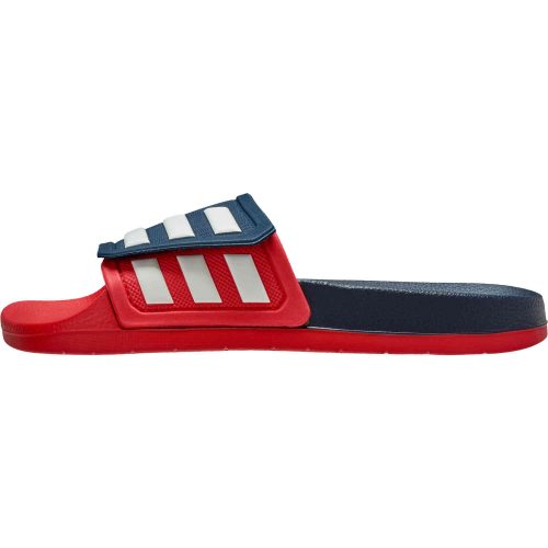 adidas Bayern Munich Adilette Slides – Navy & White with Scarlet