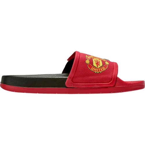 adidas Manchester United Adilette Slides – Red & Black