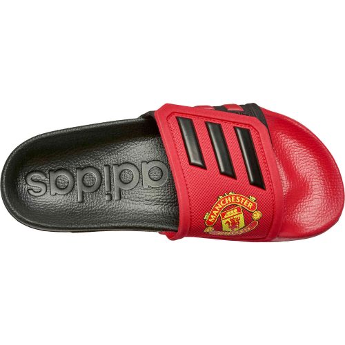 adidas Manchester United Adilette Slides – Red & Black