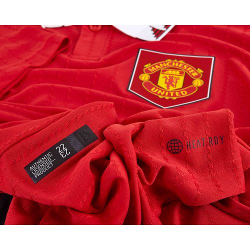 2022/23 adidas Luke Shaw Manchester United Home Authentic Jersey